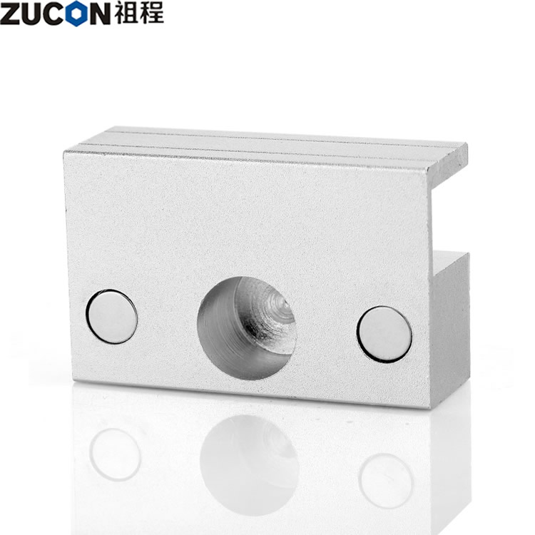 ZUCON B01小鋁合金門夾 電鎖配套鎖夾 電插鎖玻璃支架 電鎖鋁夾